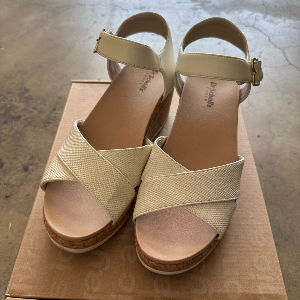 Dr. Scholl's citrine sun wedge sandal